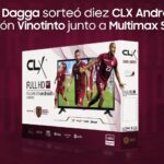 Nasar Dagga sorteó diez CLX Android TV edición Vinotinto junto a Multimax Store